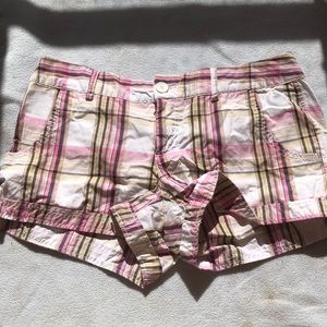 Maurice’s plaid shorts